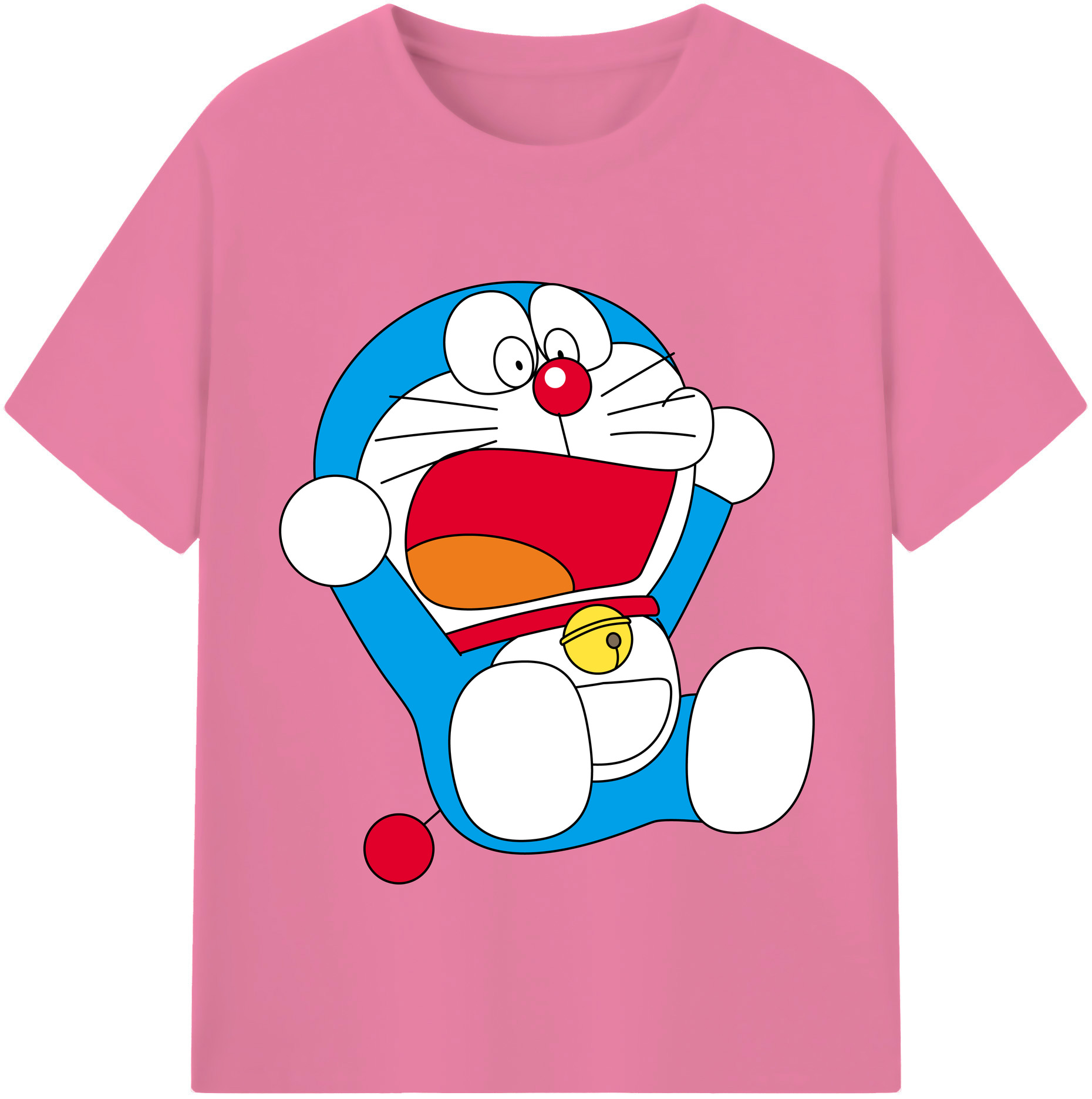 （画像用） ドラえもん Doraemon 綿100％半袖Tシャツ（フロントプリント）